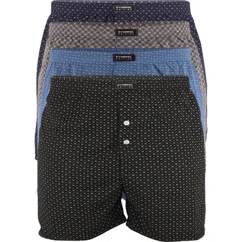 Trenýrky Bořek trenýrky levně T431 - 4bal 3XL vícebarevná