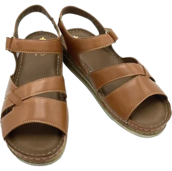 Dámské sandále HILBY - Dámské sandále WA-659, hnědá Velikost: 41