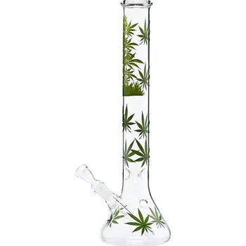 Humidor KRCZ Skleněný bong Leaf Jhari Beaker Ice, 45cm