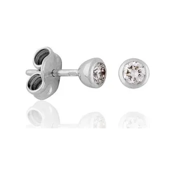 Náušnice JK Zlaté náušnice s přírodními diamanty Diamant 14 kt ZNCS016B-01-1000