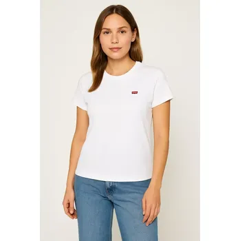 Dámské bavlněné tričko Levi’s – bílé, logo, velikost XS