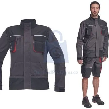 pracovní bunda Bunda pracovní REUSEL, SAFEWORKER antracit/červená, 52, balení 1 ks