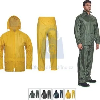 Pláštěnka Oblek voděodolný dvojdílný CARINA, CERVA žlutá, M, balení 1 sada