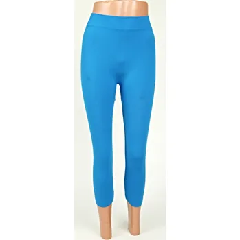 Dámské legíny RUYIZ Dámské bambusové 3/4 legíny barevné Velikost: 2XL - 3XL, Barva: azurová