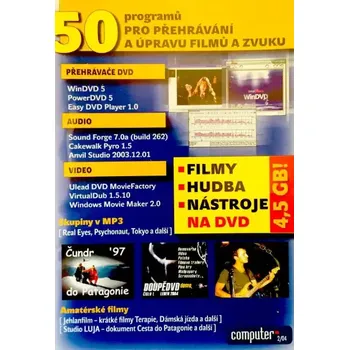 Počítačová hra Computer 2/04 - 50 programů - DVD-ROM /plast/