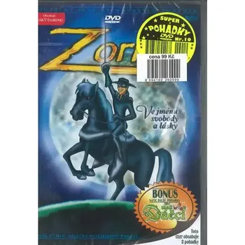 Zorro - animovaný ( plast ) DVD /bazarové zboží/
