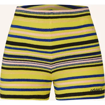 Adidas Originals Dámské Froté Šortky Striped, žlutá / černá /...