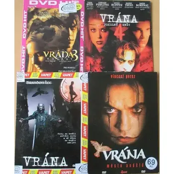 DVD film Kolekce Vrána - 4 DVD