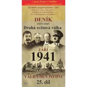 DVD film Deník - Druhá světová válka díl.25 - Září 1941 - DVD