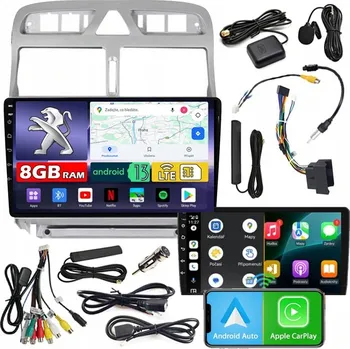 Autorádio AUTORÁDIO NCS ZQ9 PEUGEOT 307 2001-2008 ANDROID NAVIGACE 8GB LTE
