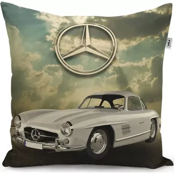 Polštář Dekorační polštář Mercedes-Benz 300 SL Na silnici - Sablio - 40x40 cm
