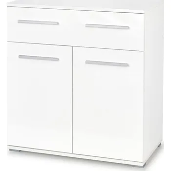 Komoda Komoda RYDER 1, bílý lesk + vyzvednutí ZDARMA