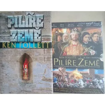 DVD film Knižní kolekce Pilíře země /kniha bazarová + DVD nové/