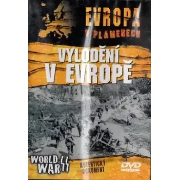 DVD film Evropa v plamenech - Vylodění v Evropě - DVD /plast/