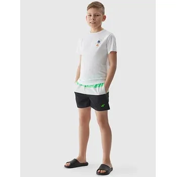 Dámské oblečení Chlapecké plážové šortky typu boardshorts 4F velikost 146/152 zelená