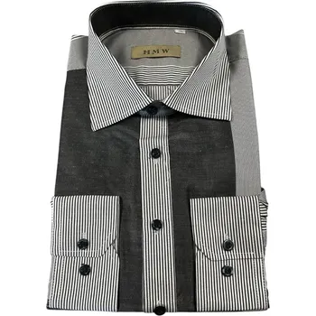 Pánská košile Pánská košile černá s proužky vz.č.29 - doporučujeme volit větší Velikost: XL