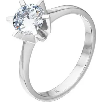 Prsten Zlatý prsten s přírodním diamantem Velikost prstenu: 46 Diamant 14 kt 1,0 ct (6,50 mm) ZPTO216B-46-1000