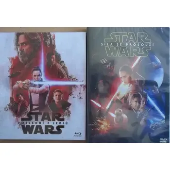 Blu-ray film Star Wars: Poslední z Jediů 2BD (2D +bonusový disk-limitovaná edice Odpor) (+ DVD ZDARMA)