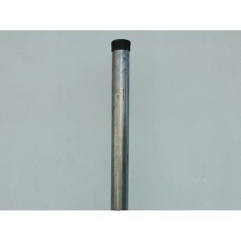 Plotový sloupek Plotový sloupek 300 cm, průměr 60 mm, tl. stěny 2,00 mm, žárové zinkování