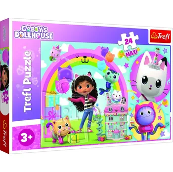 Puzzle Puzzle Gabbyin domeček pro panenky 24 Maxi dílků
