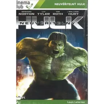 DVD film Neuvěřitelný Hulk - DVD