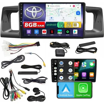 Auto Hi-Fi AUTORÁDIO NCS ZQ9 TOYOTA COROLLA E12 2001-2007 ANDROID 8GB LTE