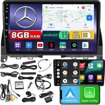 Autorádio AUTORÁDIO NCS ZQ9 MERCEDES-BENZ W204 2007-2010 ANDROID 8GB LTE