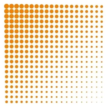 Papírový ubrousek Ubrousky PAW L 33x33cm Fade Dots Orange