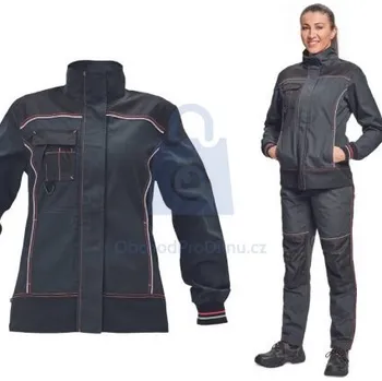 Pracovní oblečení Bunda pracovní dámská KNOXFIELD LADY, CERVA antracit/červená, 40, balení 1 ks