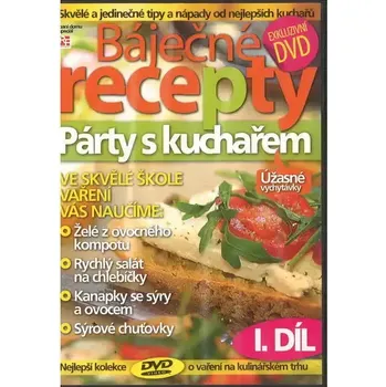 DVD film Báječné recepty - Párty s kuchařem 1. díl ( slim ) DVD
