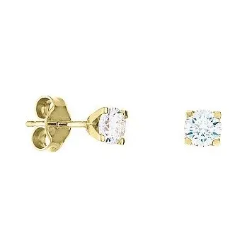 Náušnice JK Zlaté náušnice s přírodními diamanty Diamant 14 kt ZNCS060Z-01-1000