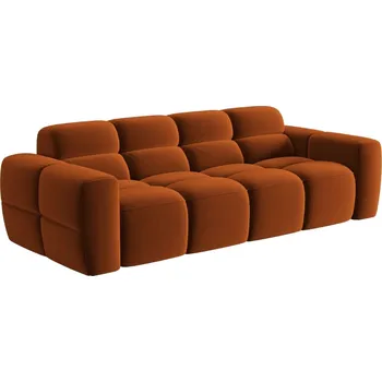 Pohovka Micadoni Sametová pohovka Lisa 256 cm