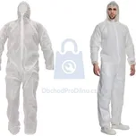 Oblek pracovní jednorázový MINTO, CERVA bílý, XXL, balení 1 ks