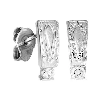 Náušnice JK Zlaté náušnice s přírodními diamanty Diamant 18 kt XNDI084B-01-1000