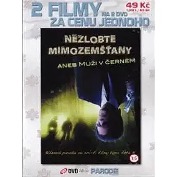 DVD film Nezlobte mimozemšťany aneb Muži v černém + G.O.R.A. - vesmírné manévry - DVD