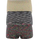 Lot dámské boxeky s nohavičkou 3630 - 3ks L vícebarevná