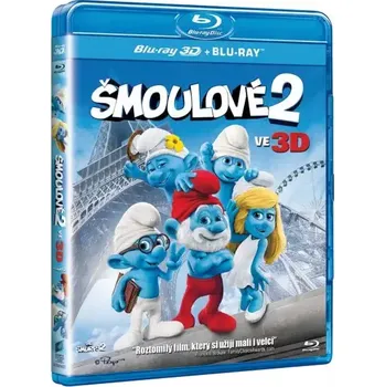 Blu-ray film Šmoulové 2 (3D) - BD