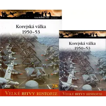 DVD film Velké bitvy historie 28 - Korejská válka 1950 - 53 (časopis + DVD)
