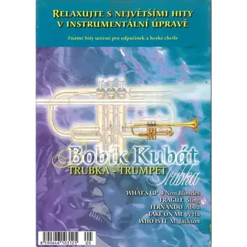 Česká hudba Relaxujte s největšími hity v instrumentální úpravě - Bobík Kubát - Trupka - Trumpet - CD