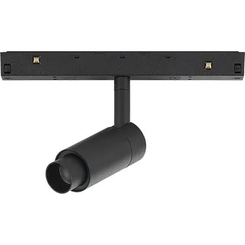 Mantra Magneto 48V Zoom, černý spot LED 7W 3000K 10-38°, TRIAC, průměr 3,5cm