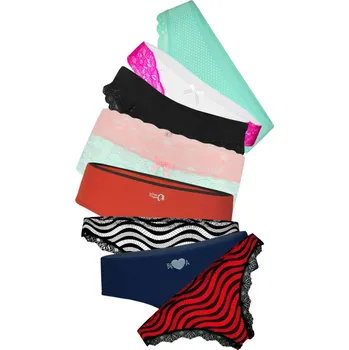 Kalhotky Mix dámské kalhotky - výprodej 3pack L vícebarevná