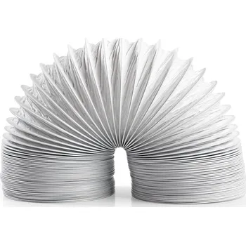 Ventilační potrubí Nedis vzduchová ventilační trubka PVC, 6 m/100 mm, bílá (DRHO100BWT60)