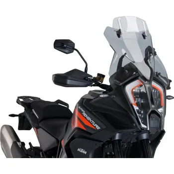 Motodíl Plexi štít PUIG TOURING WITH VISOR 20586H kouřová