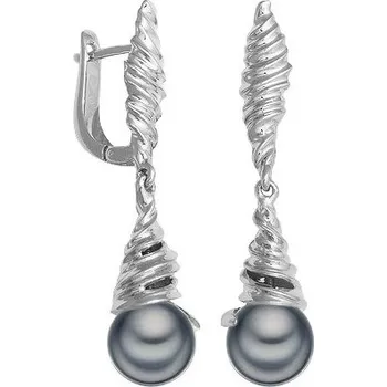 Náušnice JK Zlaté visací náušnice s tahitskými perlami 18 kt XNDI095B-00-0000T