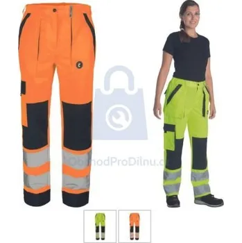 montérky Pracovní kalhoty do pasu dámské MAX NEO HV LADY, CERVA žlutá, 54, balení 1 ks