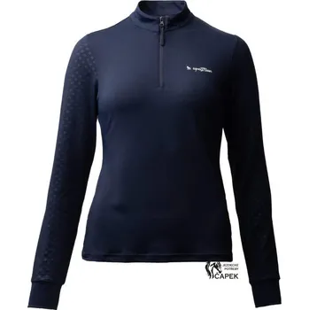 Tričko Horze -JOCELYN- - Tm. modrá - 38