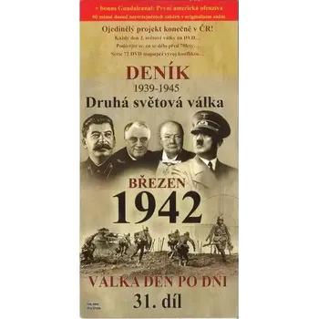 DVD film Deník - Druhá světová válka díl.31 - Březen 1942 - DVD