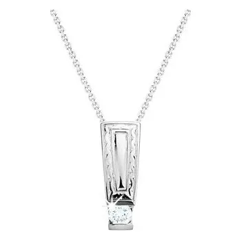 Přívěsek JK Zlatý přívěsek s přírodním diamantem Diamant 18 kt 0,09 ct (2,90 mm) XZDI086B-99-10D0