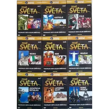 DVD film Kolekce Země Světa 9DVD