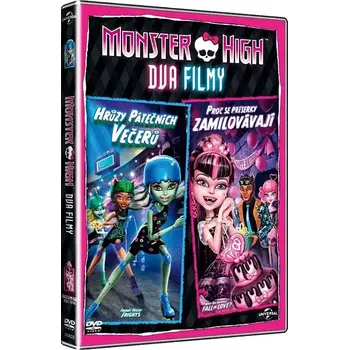DVD film Monster High - dva filmy: Hrůzy pátečních večerů / Proč se příšerky zamilovávají - DVD /bazarové zboží/